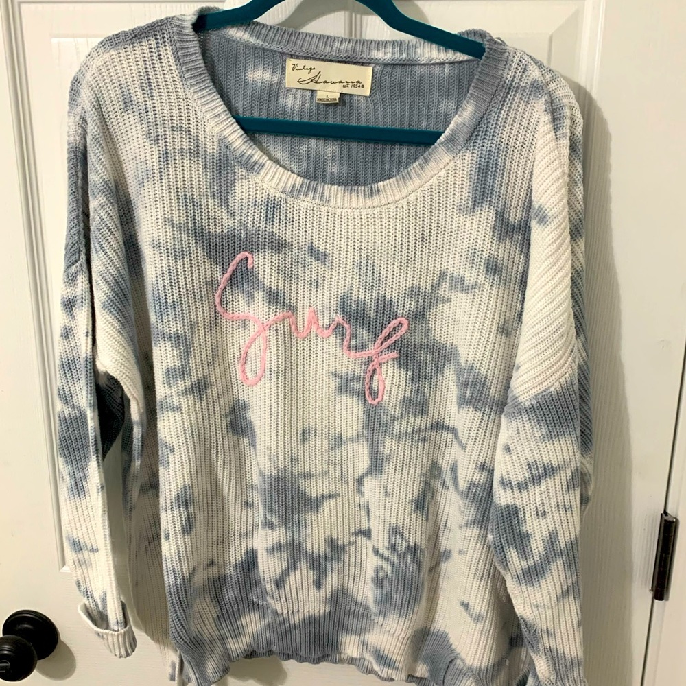 Women’s Vintage Havana “Surf” Oversized Sweater Size Large